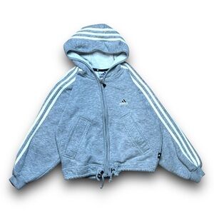 Adidas Kids Grey Hoodie